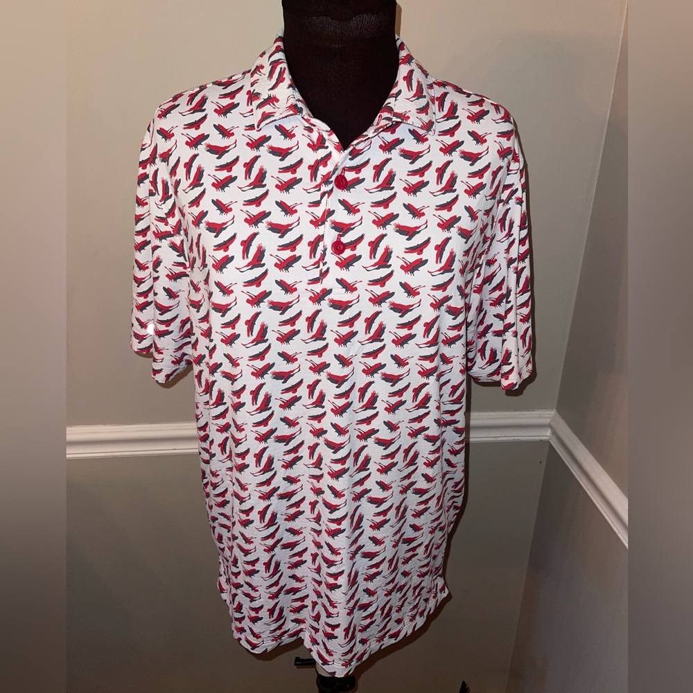 IBKUL Men’s‎ Golf Shirt UPF 50 Quick Dry Sz M